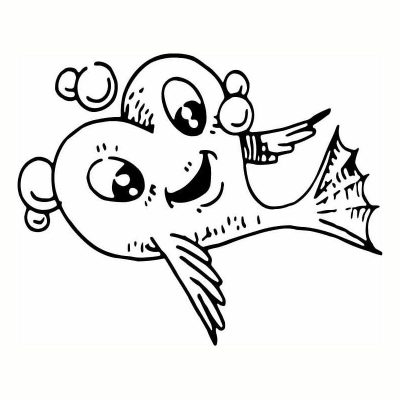 HoosierDecal Cool Fish Vinyl Decal for Boat Car Window