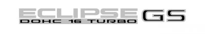 90-94 Eclipse GS Turbo/Non Turbo Decal