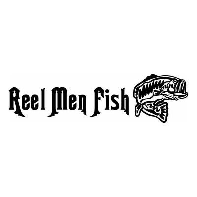 HoosierDecal Cool Fishing Vinyl Decal for Boat Car Window