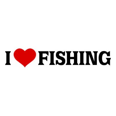 HoosierDecal Cool Fishing Vinyl Decal for Boat Car Window