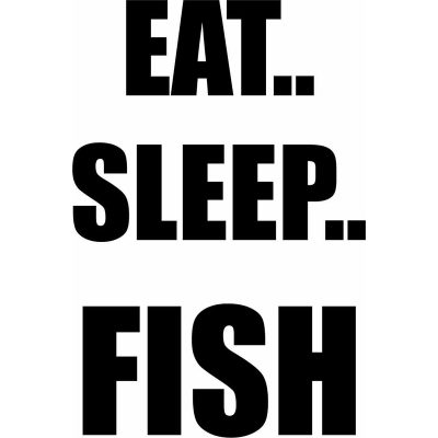 HoosierDecal Cool Fishing Vinyl Decal for Boat Car Window
