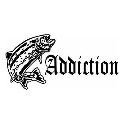 HoosierDecal Cool Fishing Vinyl Decal for Boat Car Window
