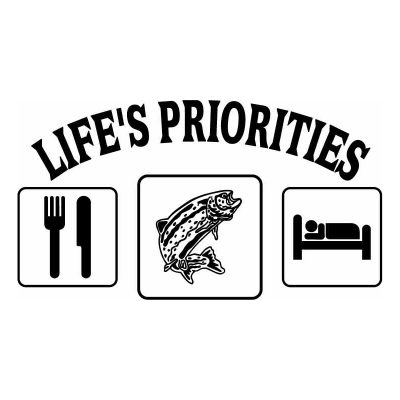 HoosierDecal Cool Fishing Vinyl Decal for Boat Car Window