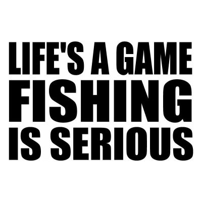 HoosierDecal Cool Fishing Vinyl Decal for Boat Car Window
