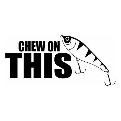 HoosierDecal Cool Fishing Vinyl Decal for Boat Car Window