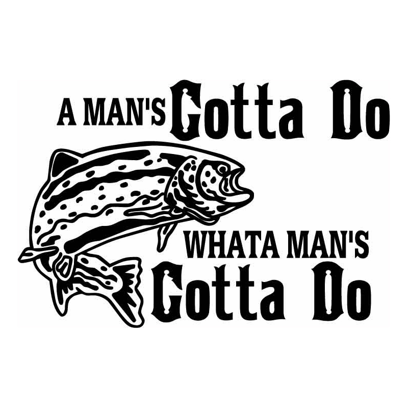 HoosierDecal Cool Fishing Vinyl Decal for Boat Car Window