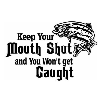 HoosierDecal Cool Fishing Vinyl Decal for Boat Car Window