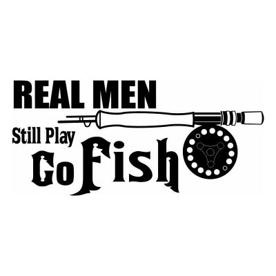 HoosierDecal Cool Fishing Vinyl Decal for Boat Car Window