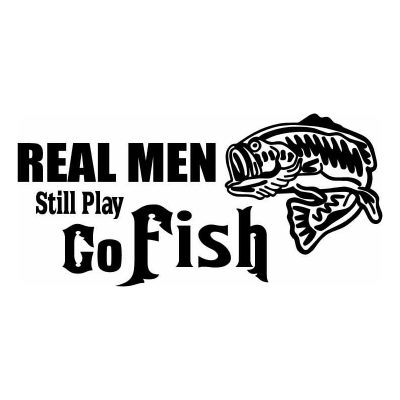 HoosierDecal Cool Fishing Vinyl Decal for Boat Car Window