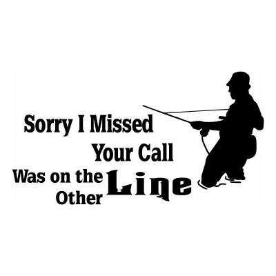 HoosierDecal Cool Fishing Vinyl Decal for Boat Car Window