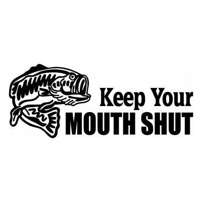 HoosierDecal Cool Fishing Vinyl Decal for Boat Car Window