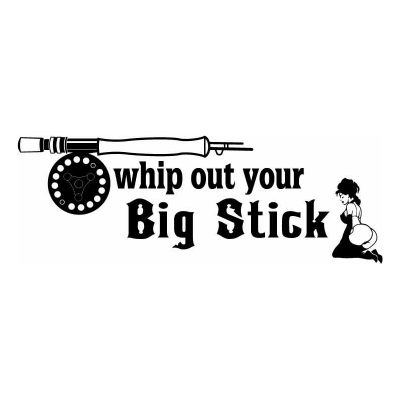 HoosierDecal Cool Fishing Vinyl Decal for Boat Car Window
