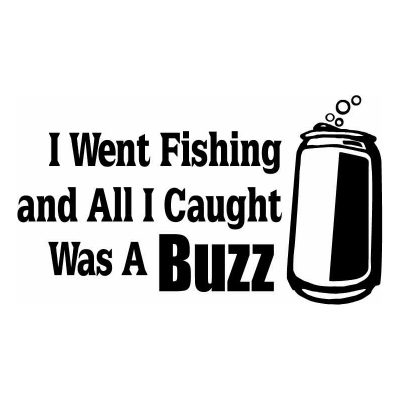 HoosierDecal Cool Fishing Vinyl Decal for Boat Car Window