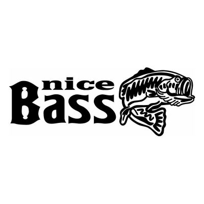HoosierDecal Cool Fishing Vinyl Decal for Boat Car Window
