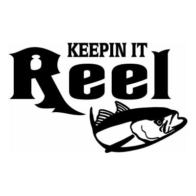 HoosierDecal Cool Fishing Vinyl Decal for Boat Car Window