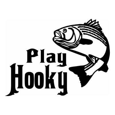 HoosierDecal Cool Fishing Vinyl Decal for Boat Car Window