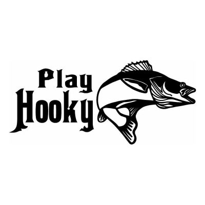 HoosierDecal Cool Fishing Vinyl Decal for Boat Car Window