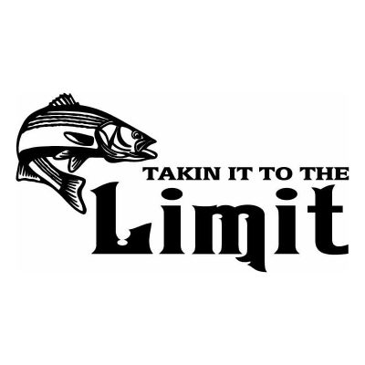 HoosierDecal Cool Fishing Vinyl Decal for Boat Car Window