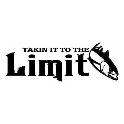 HoosierDecal Cool Fishing Vinyl Decal for Boat Car Window