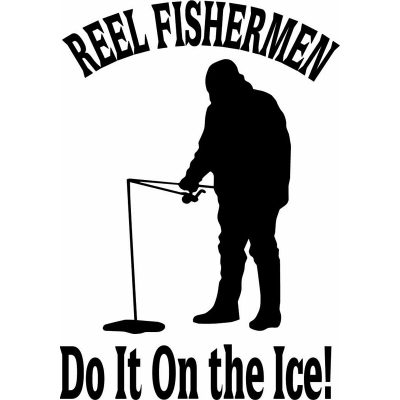HoosierDecal Cool Fishing Vinyl Decal for Boat Car Window