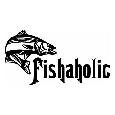 HoosierDecal Cool Fishing Vinyl Decal for Boat Car Window