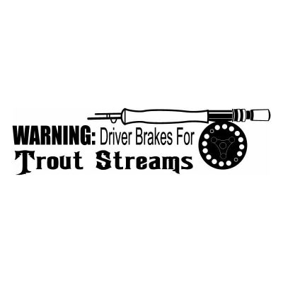 HoosierDecal Cool Fishing Vinyl Decal for Boat Car Window