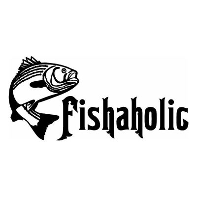 HoosierDecal Cool Fishing Vinyl Decal for Boat Car Window