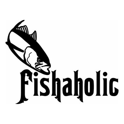 HoosierDecal Cool Fishing Vinyl Decal for Boat Car Window
