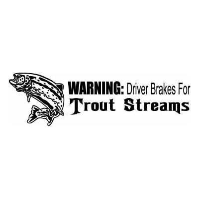HoosierDecal Cool Fishing Vinyl Decal for Boat Car Window