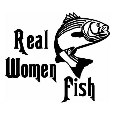 HoosierDecal Cool Fishing Vinyl Decal for Boat Car Window