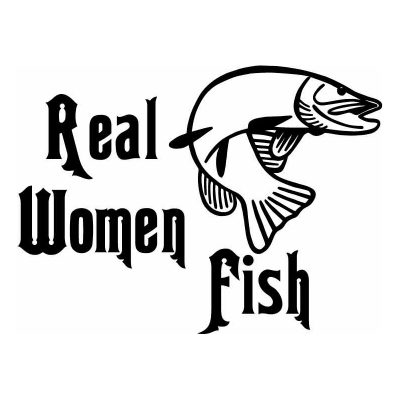 HoosierDecal Cool Fishing Vinyl Decal for Boat Car Window