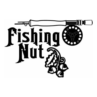 HoosierDecal Cool Fishing Vinyl Decal for Boat Car Window