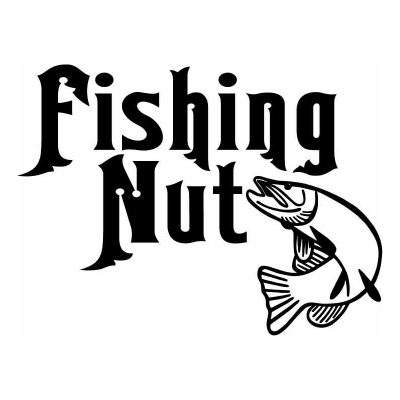 HoosierDecal Cool Fishing Vinyl Decal for Boat Car Window