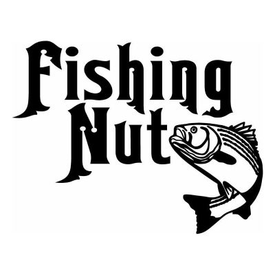 HoosierDecal Cool Fishing Vinyl Decal for Boat Car Window