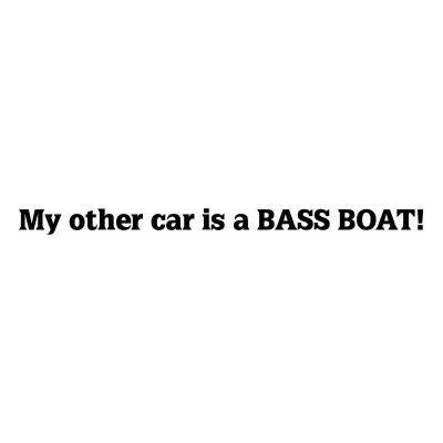 HoosierDecal Cool Fishing Vinyl Decal for Boat Car Window