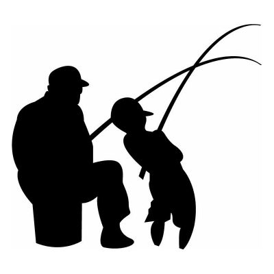HoosierDecal Cool Fishing Vinyl Decal for Boat Car Window