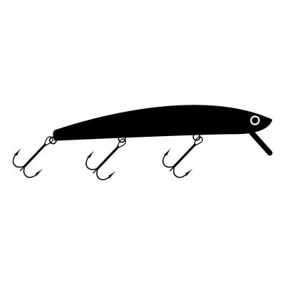 HoosierDecal Cool Fishing Vinyl Decal for Boat Car Window