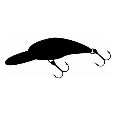 HoosierDecal Cool Fishing Vinyl Decal for Boat Car Window