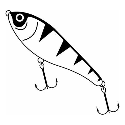 HoosierDecal Cool Fishing Vinyl Decal for Boat Car Window