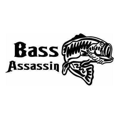 HoosierDecal Cool Fishing Vinyl Decal for Boat Car Window