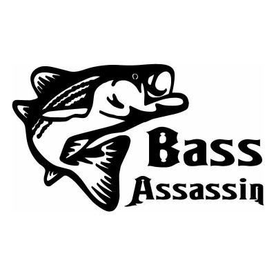 HoosierDecal Cool Fishing Vinyl Decal for Boat Car Window