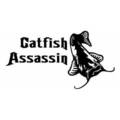 HoosierDecal Cool Fishing Vinyl Decal for Boat Car Window