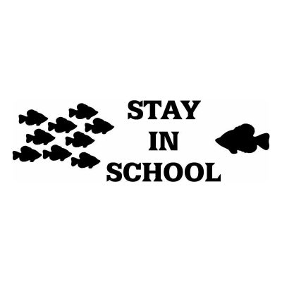 HoosierDecal Cool Fishing Vinyl Decal for Boat Car Window