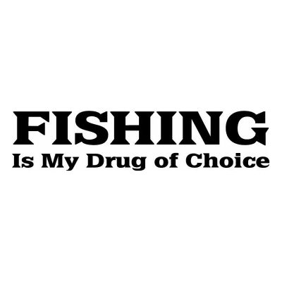 HoosierDecal Cool Fishing Vinyl Decal for Boat Car Window
