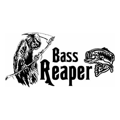 HoosierDecal Cool Fishing Vinyl Decal for Boat Car Window