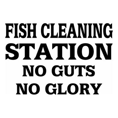 HoosierDecal Cool Fishing Vinyl Decal for Boat Car Window