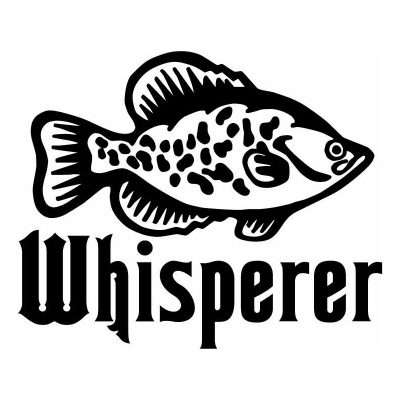 HoosierDecal Cool Fishing Vinyl Decal for Boat Car Window