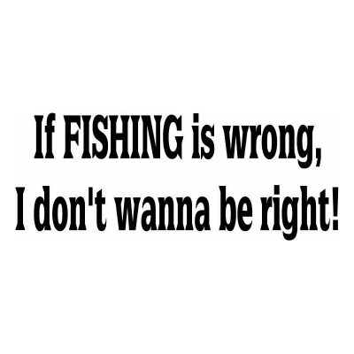 HoosierDecal Cool Fishing Vinyl Decal for Boat Car Window