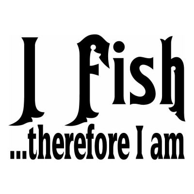 HoosierDecal Cool Fishing Vinyl Decal for Boat Car Window
