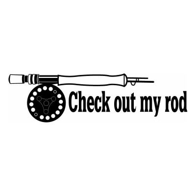 HoosierDecal Cool Fishing Vinyl Decal for Boat Car Window